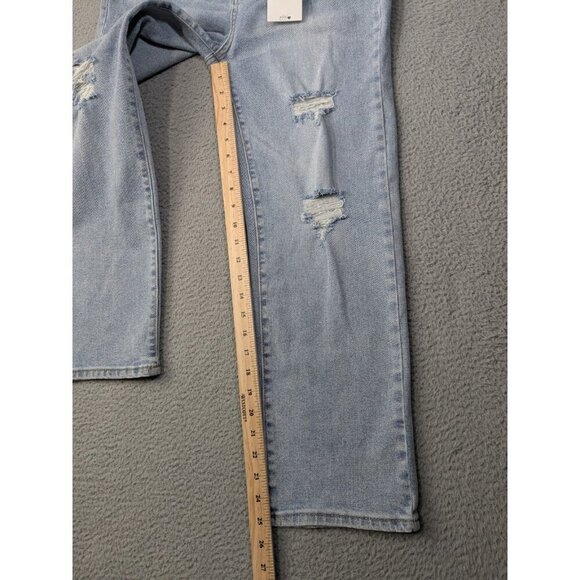 Wallflower The Fearless Curvy Super High Rise Straight Jeans Womens 9 / 29 Blue - Picture 10 of 16